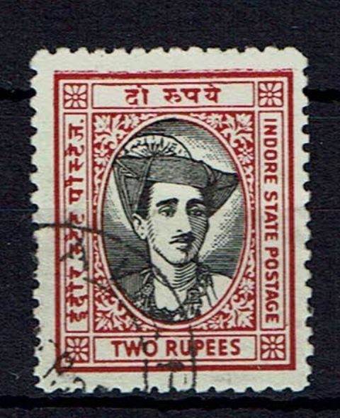 Image of Indian Feudatory States ~ Indore SG 42 FU British Commonwealth Stamp